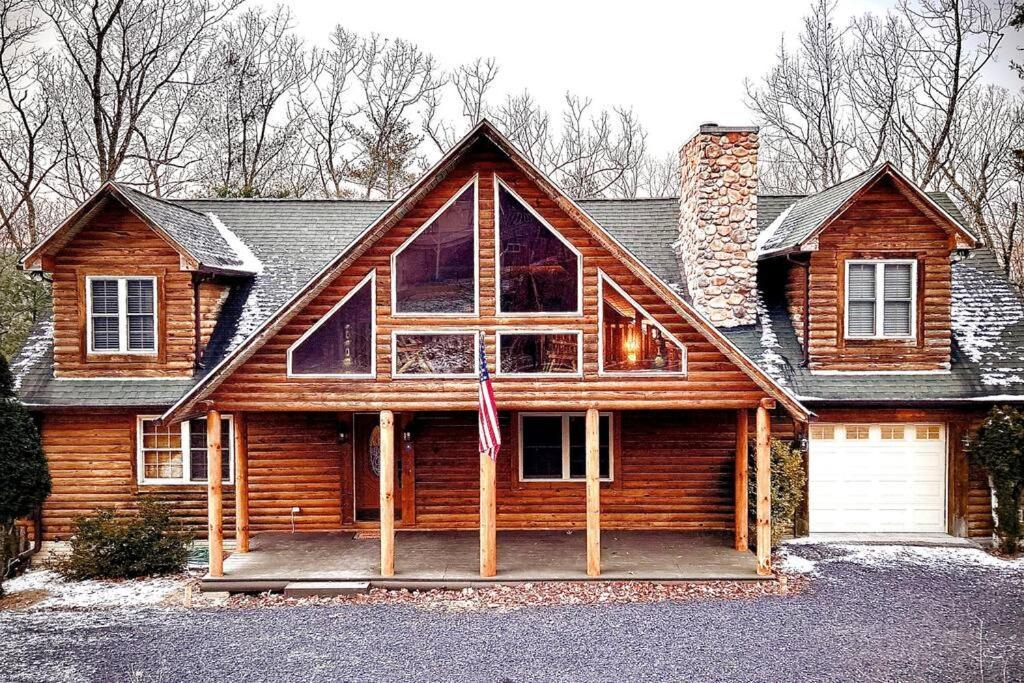 One Of A Kind Rustic Log Cabin Near Bryce Resort - Large Game Room - Fire Pit - Large Deck - Bbq Basye Luaran gambar